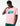 Men's Relaxed Fit Oversized Crocodile T-Shirt Pink