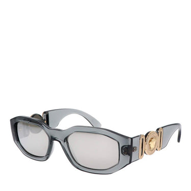 VERSACE <br>VE4361 TRANSPARENT GREY W/ LIGHT GREY MIRROR SILVER