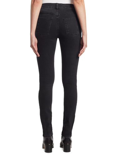ALEXANDER MCQUEEN BLACK LACED HARVEY JEANS