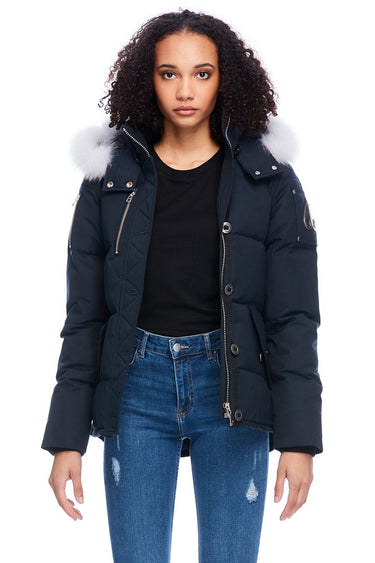 Women's Original 3q Fur Navy / Natural Fox Fur